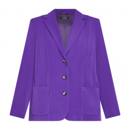 Verpass Single Breasted Blazer Jacket Purple - Plus Size Collection