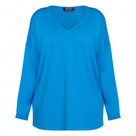 Verpass Knitted Tunic Turquoise   - Plus Size Collection