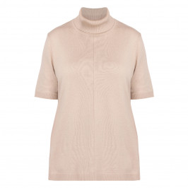 Verpass Polo Neck Sweater Beige - Plus Size Collection