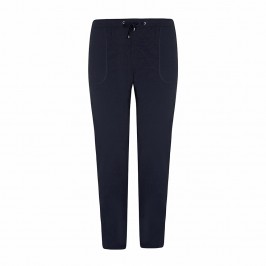 VERPASS navy leisure TROUSERS - Plus Size Collection