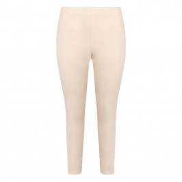 Verpass Cotton Stretch Trousers Beige  - Plus Size Collection