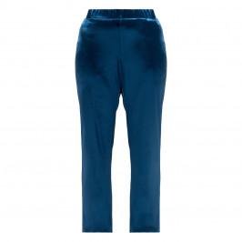Verpass Velour Trousers Cobalt  - Plus Size Collection