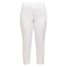Verpass Pull-On Cropped Trouser White  - Plus Size Collection