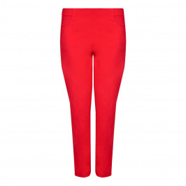 VERPASS TECHNO STRETCH NARROW LEG TROUSERS  - Plus Size Collection