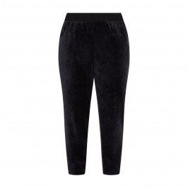 Verpass Velour Jogging Trousers Black  - Plus Size Collection