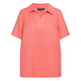 Verpass Linen Tunic Coral  - Plus Size Collection