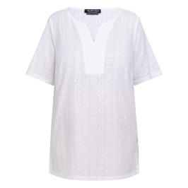 Verpass Broderie Anglaise Tunic White  - Plus Size Collection
