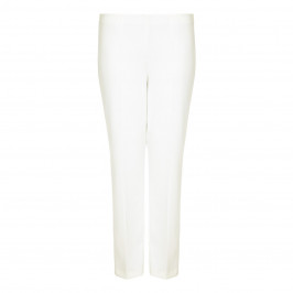 VERPASS ivory straight leg summer weight fluid TROUSERS - Plus Size Collection