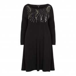YOEK SEQUIN FRONT DRESS - Plus Size Collection