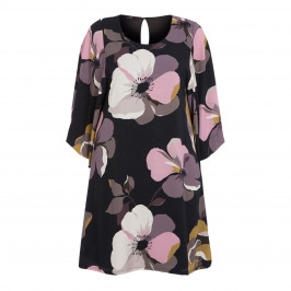 YOEK FLORAL PRINT DRESS - Plus Size Collection