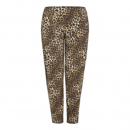 Yoek Animal Print Harem Trousers - Plus Size Collection