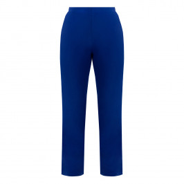 Yoek Stretch Jersey Trousers Cobalt Blue - Plus Size Collection
