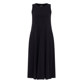 Alembika Black Jersey Midi Dress - Plus Size Collection