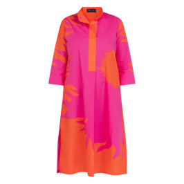 Karvinen Cotton Dress Fuchsia  - Plus Size Collection