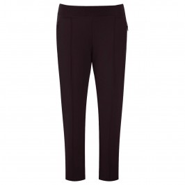 Aprico aubergine front seam leggings - Plus Size Collection