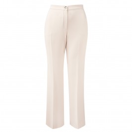 Marina Rinaldi oatmeal parallel leg trousers