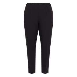 Beige Classic Slim Leg Pull On Trouser Black - Plus Size Collection