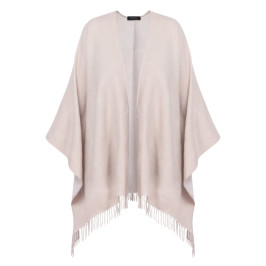 Elena Miro Monogram Embossed Cape Chalk - Plus Size Collection