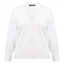 Elena Miro Cardigan Ivory  - Plus Size Collection