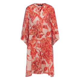 Elena Miro Kaftan Dress Coral  - Plus Size Collection