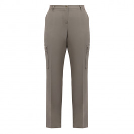 Elena Miro Tailored Cargo Trousers Light Green