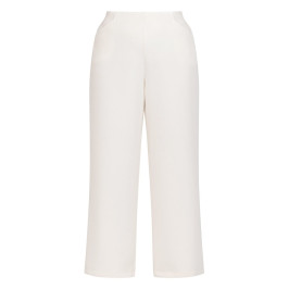 Elena Miro Jersey Trousers Off White  - Plus Size Collection