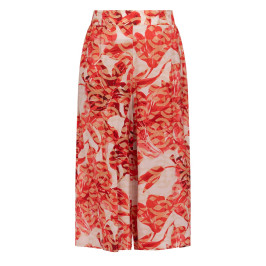 Elena Miro Palazzo Trousers Coral  - Plus Size Collection