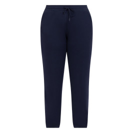 Elena Miro Scuba Jersey Palazzo Pants Navy  - Plus Size Collection