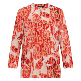 Elena Miro Printed Tunic Coral 
