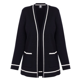 Faber Knitted Cardigan Black - Plus Size Collection