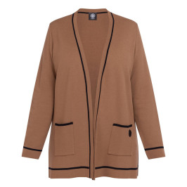 Faber Cardigan Toffee - Plus Size Collection