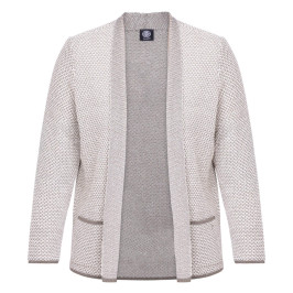 Faber Moss Stitch Cardigan Khaki - Plus Size Collection