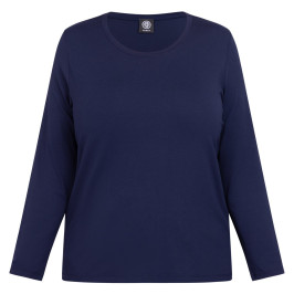 Faber Jersey Top Navy  - Plus Size Collection