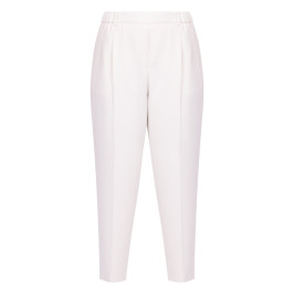 Faber Pull On Trousers Cream - Plus Size Collection
