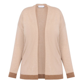 Gaia Life Wool Blend Cardigan Beige - Plus Size Collection
