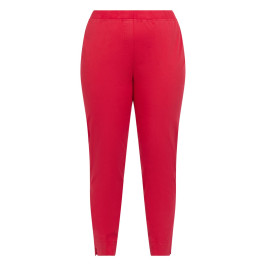 Gaia Life Pull On Trousers Red  - Plus Size Collection
