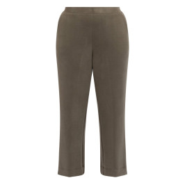 Gaia Life Soft-Feel Pull-On Trousers Khaki - Plus Size Collection