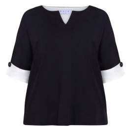 Gaia Life Jersey Tunic Black - Plus Size Collection