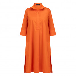 Karvinen Poplin Dress Orange  - Plus Size Collection