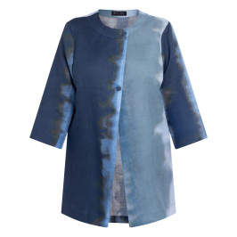 Karvinen Long Jacket Blue  - Plus Size Collection