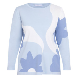 Luisa Viola Sweater Pale Blue  - Plus Size Collection