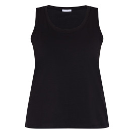 Luisa Viola Vest Top Black  - Plus Size Collection