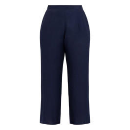Luisa Viola Trousers Navy  - Plus Size Collection