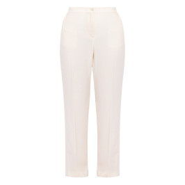 Luisa Viola Trousers Vanilla - Plus Size Collection