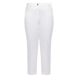 Luisa Viola Cotton Drill Jeans White 