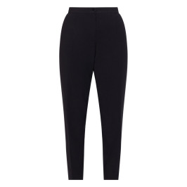 Luisa Viola Stretch Cady Trousers Black - Plus Size Collection