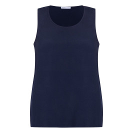Luisa Viola Navy Vest  - Plus Size Collection
