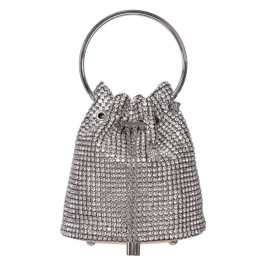 Marina Rinaldi Rhinestone Bucket Bag - Plus Size Collection