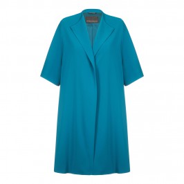 Marina Rinaldi teal formal COAT - Plus Size Collection