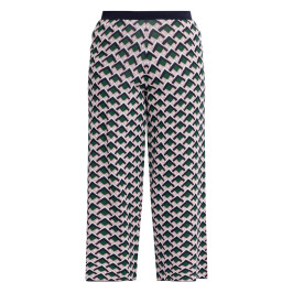 Marina Rinaldi Geometric Print Trousers 